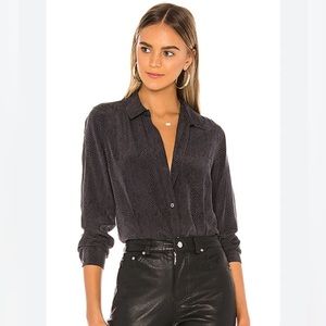 Rail’s Kate Cobra 100% silk button down blouse